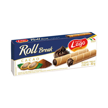 Waffle rolls Cacao, 80g
